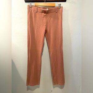 Betabrand Pants Womens Sz MP Khaki Straight Leg Stretch Capsule Office Career